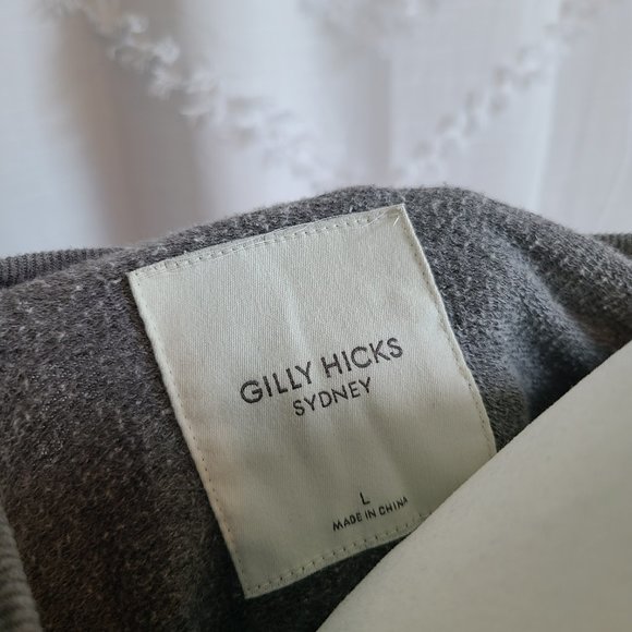 Grey Hollister Sequin Crew Sweater - Picture 5 of 7